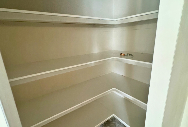 Custom pantry joinery and storage carpentry